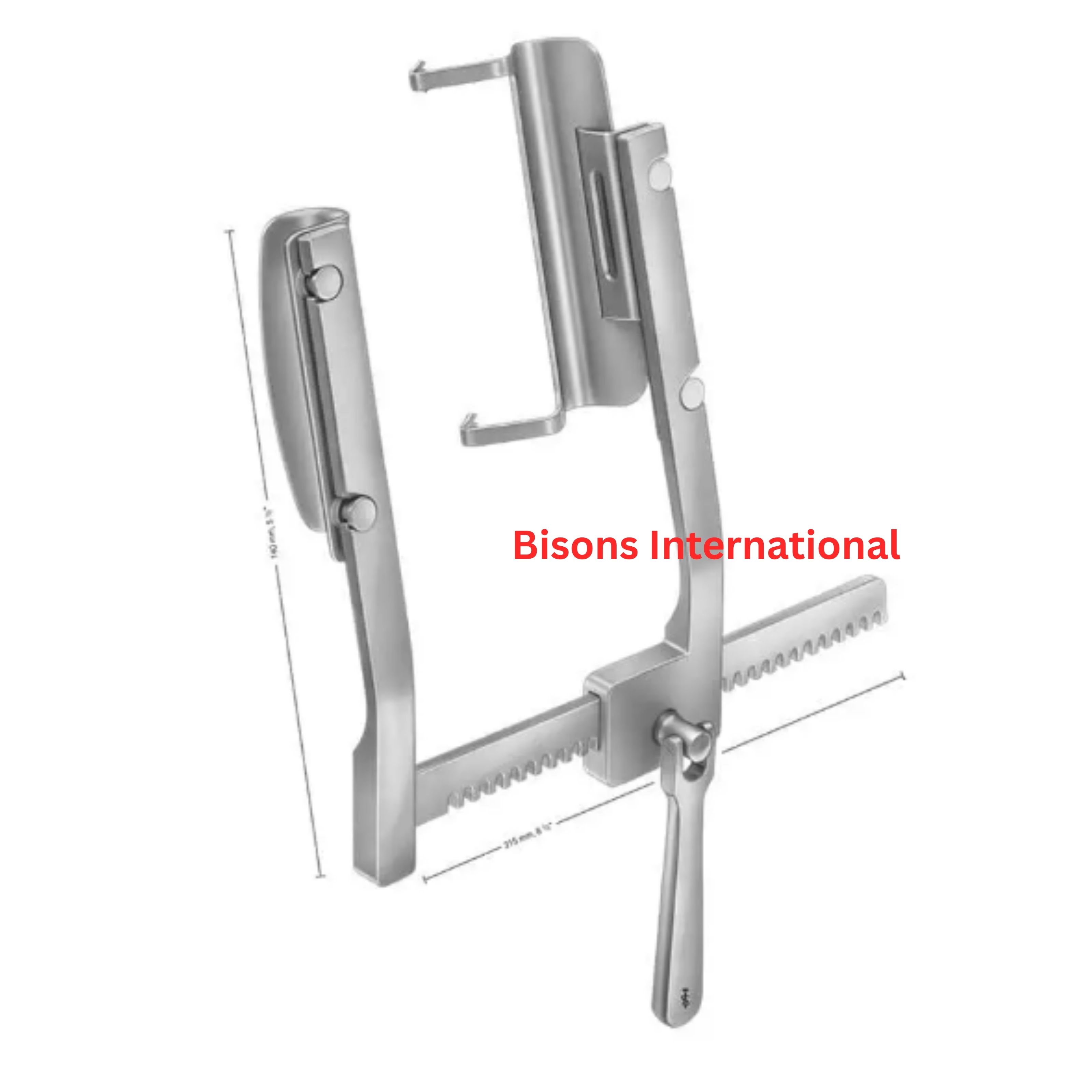 Sternum Retractor Set with Left & Right Mammaria Holding Blades