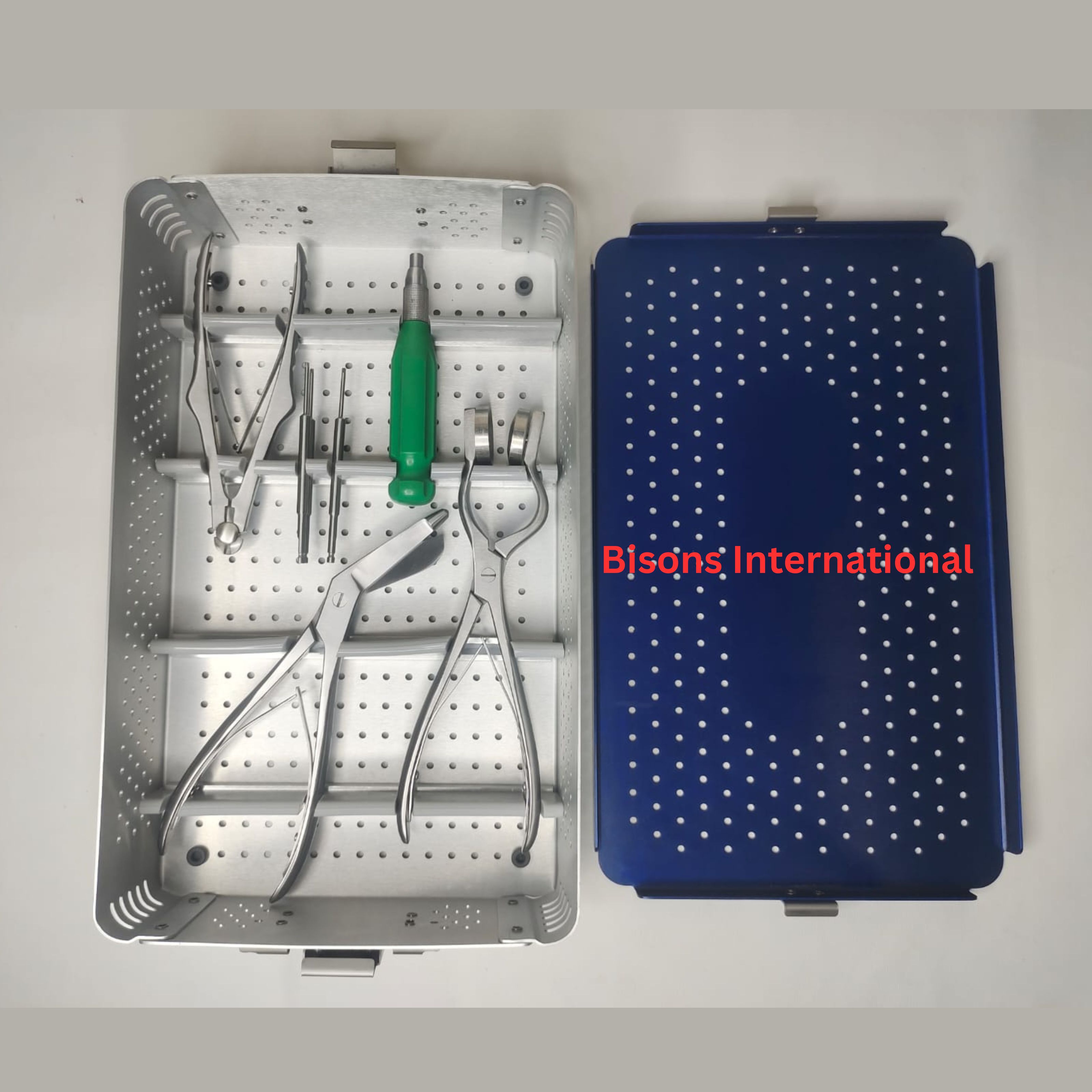 Orthopedic Titanium Mesh Cutter & Bender Set for Maxillofacial Surgery