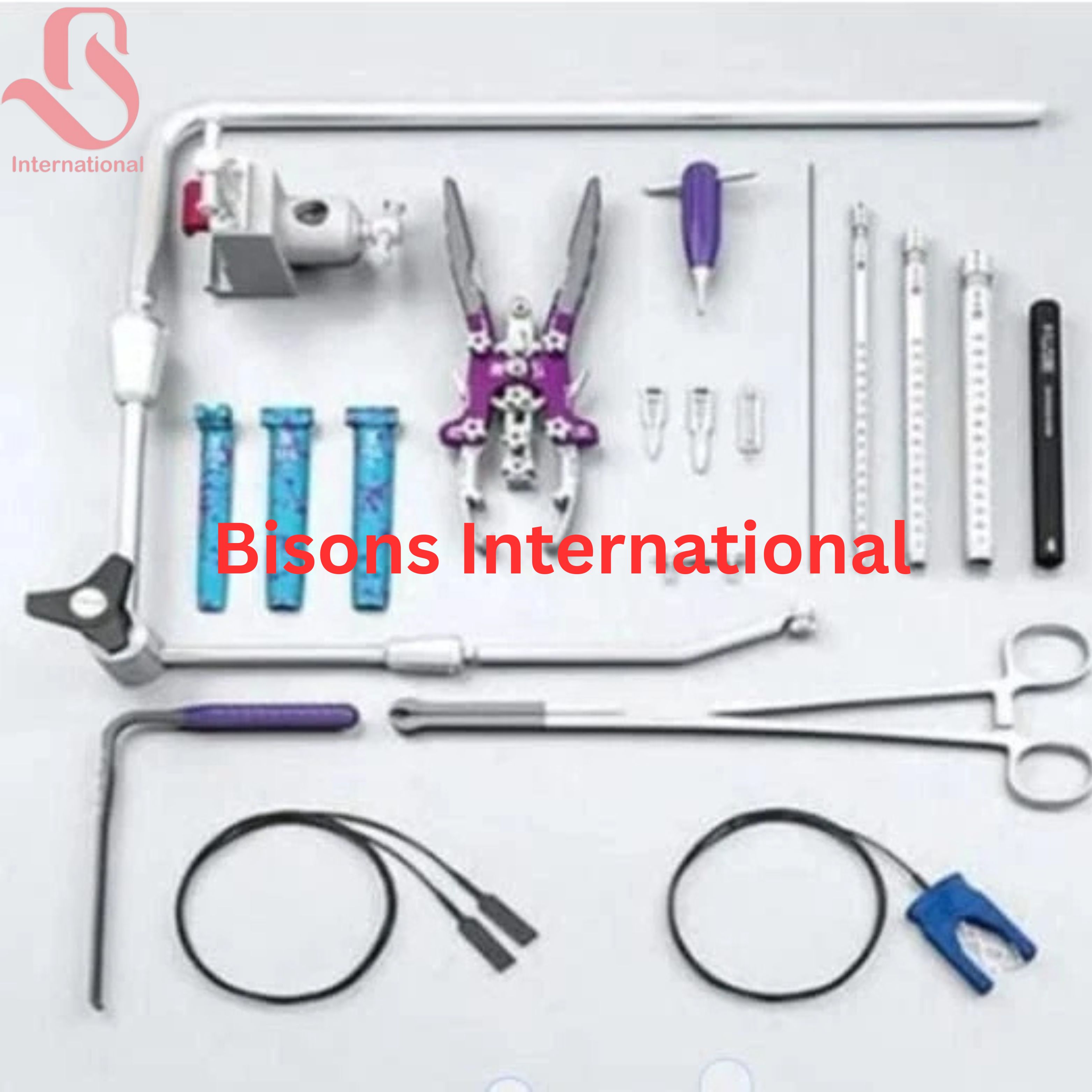 Lateral Lumbar Spine Surgery Instrument Set for Minimally Invasive Procedures