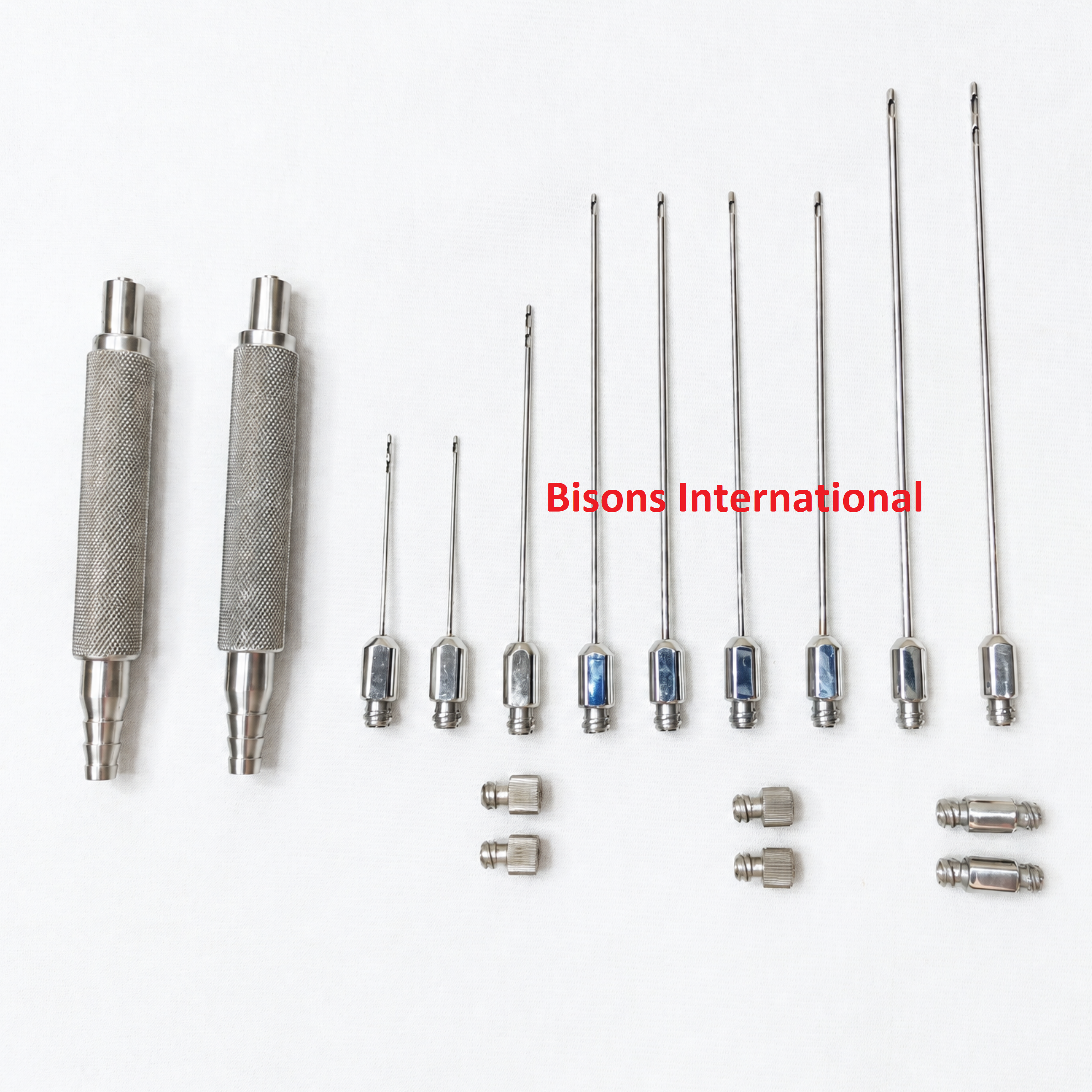Liposuction and Fat Grafting Cannula Set for Plastic Surgery