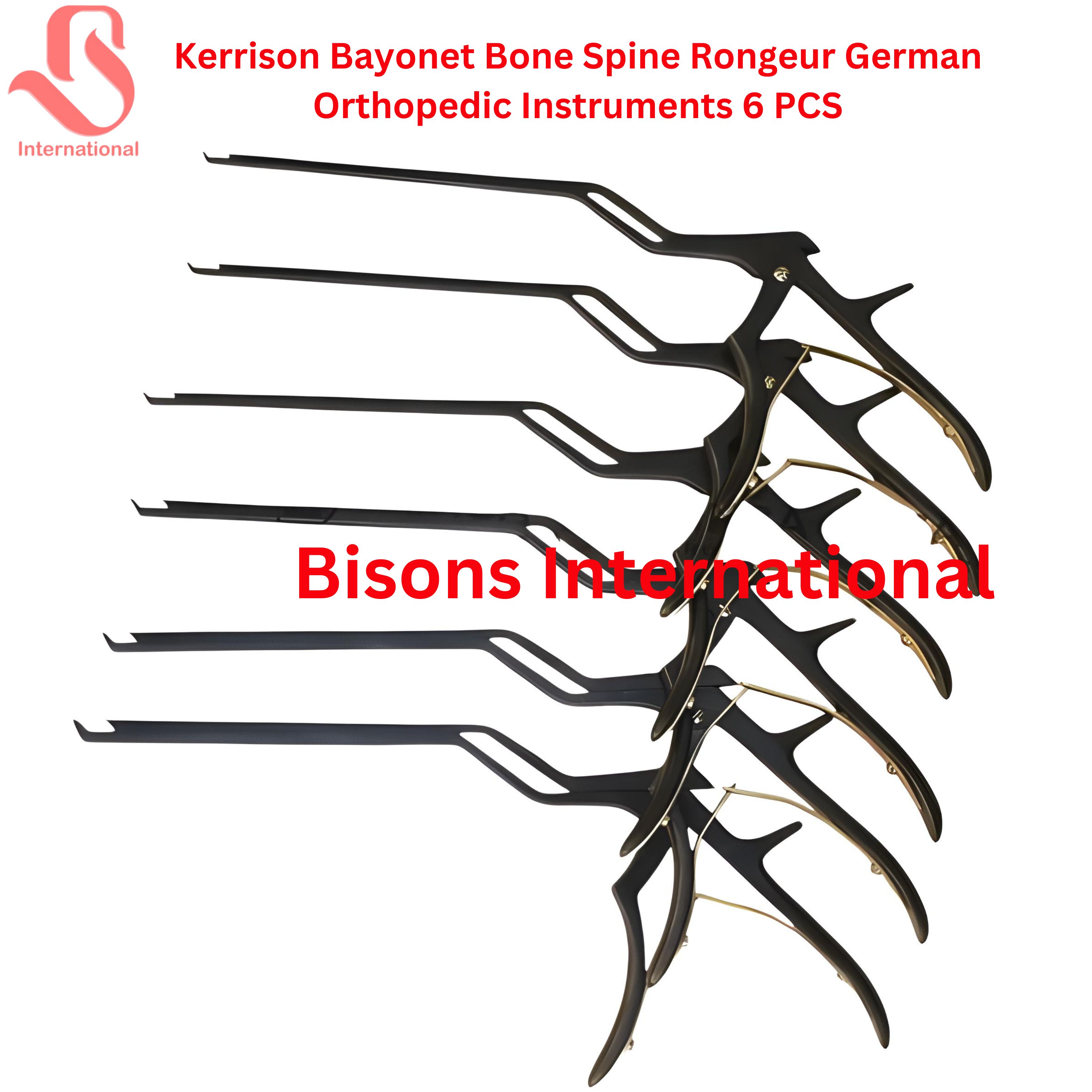 Kerrison Bone Rongeur Stainless Steel Surgical Instrument for Neurosurgery